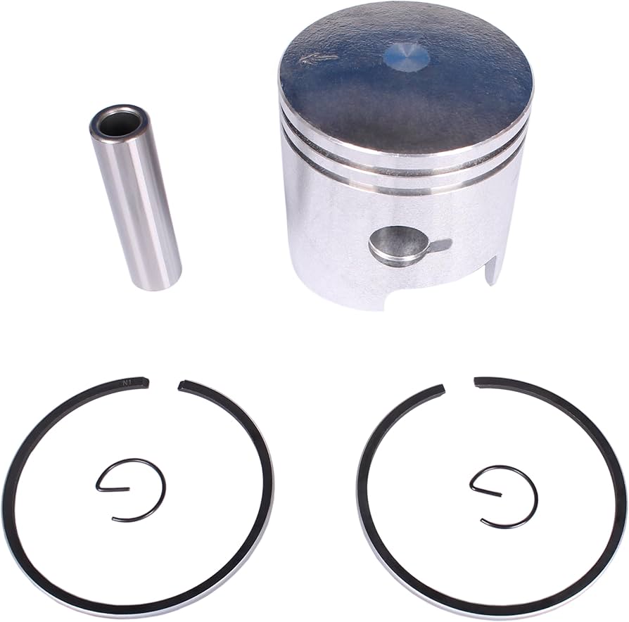SUZUKI DT15 PISTON STD.59MM W/PIN & CLIP (THICK TYPE)